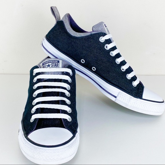 Converse Shoes - Converse-All Star dark blue & grey denim sneakers